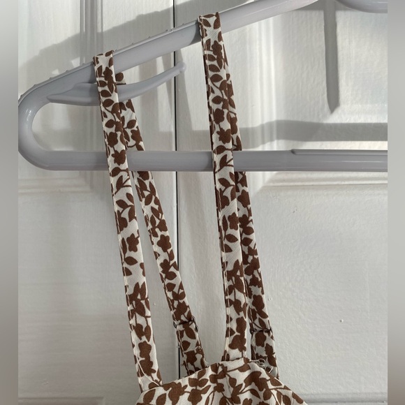 PAPILLON brown floral mini sundress - Picture 3 of 6